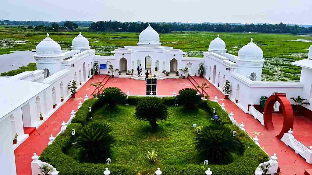 Terrace View of Neermahal Tripura
