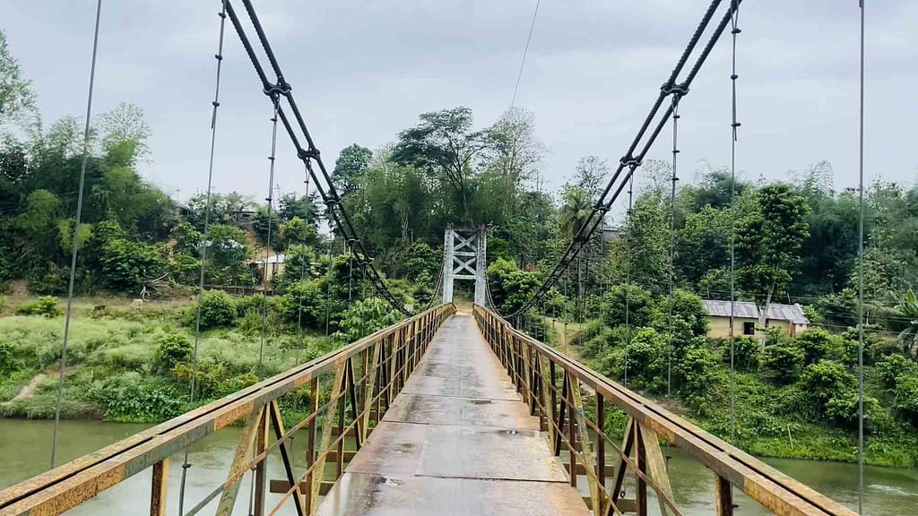 Old Rustic Brigde Before Chabimura